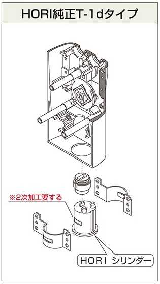 装着シリンダー（HORI）