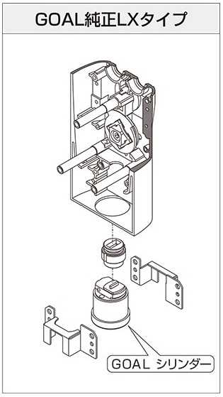 装着シリンダー（GOAL）